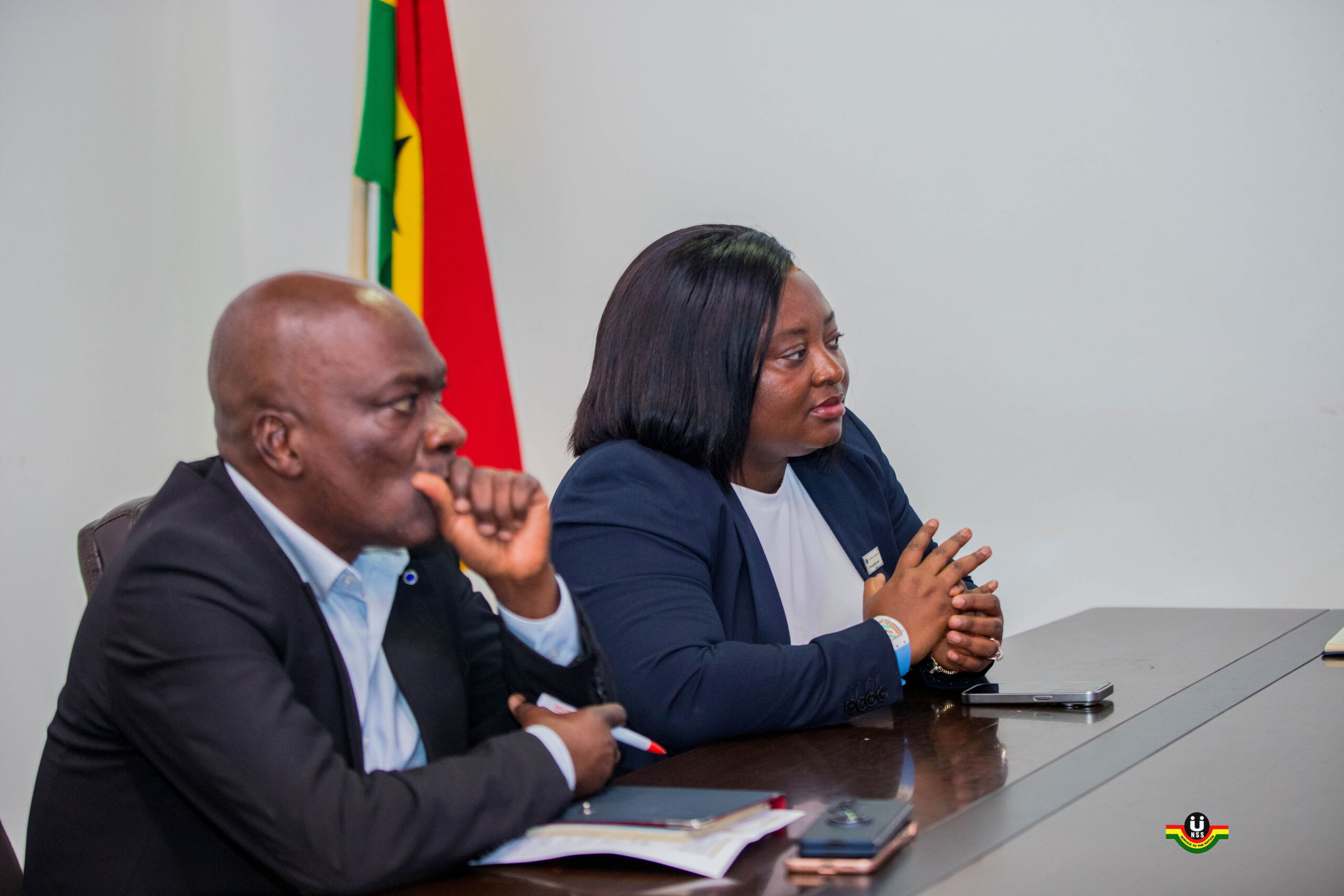 Ghana Institution of Surveyors Visit National Service Secretariat